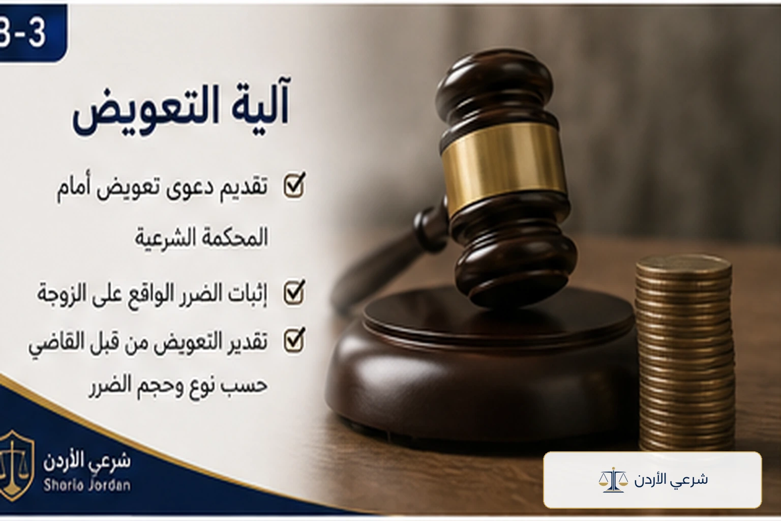 آلية التعويض عن الطلاق التعسفي في الأردن