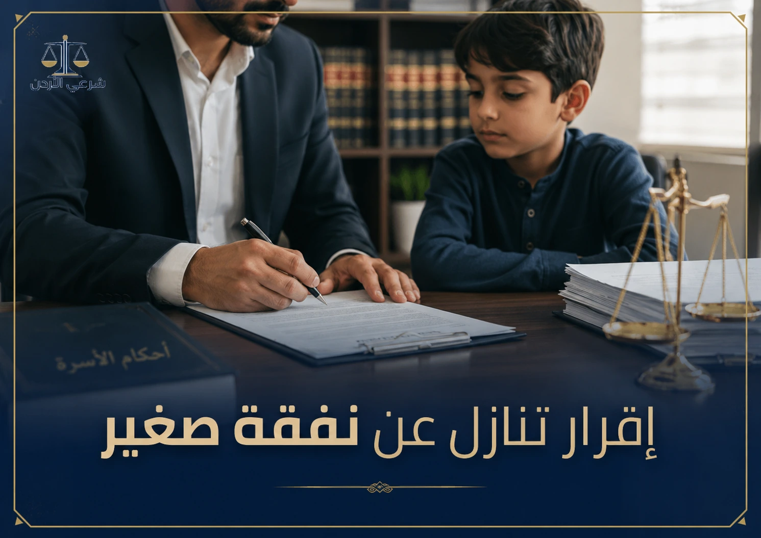 إقرار تنازل عن نفقة صغير