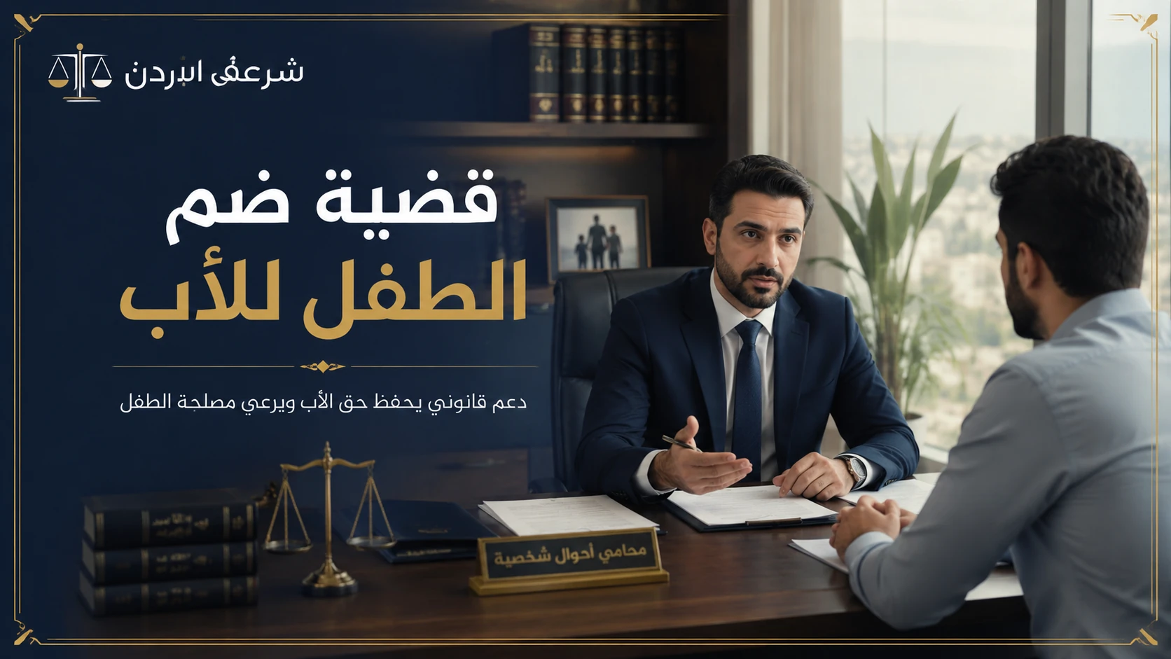 قضية ضم الطفل للأب في الأردن