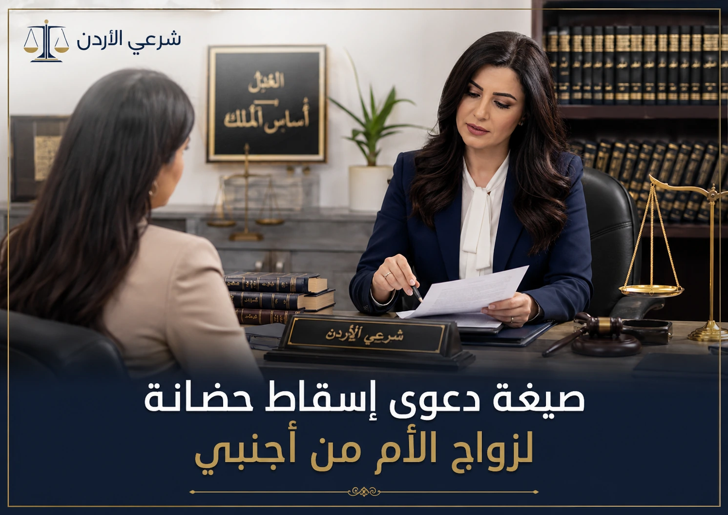 صيغة دعوى إسقاط حضانة لزواج الأم من أجنبي