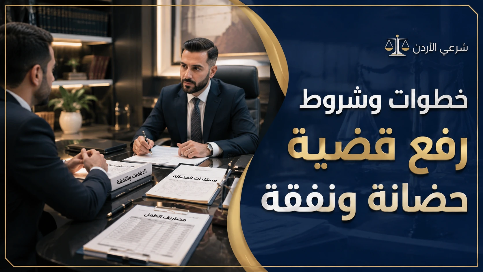خطوات وشروط رفع قضية حضانة ونفقة في الأردن