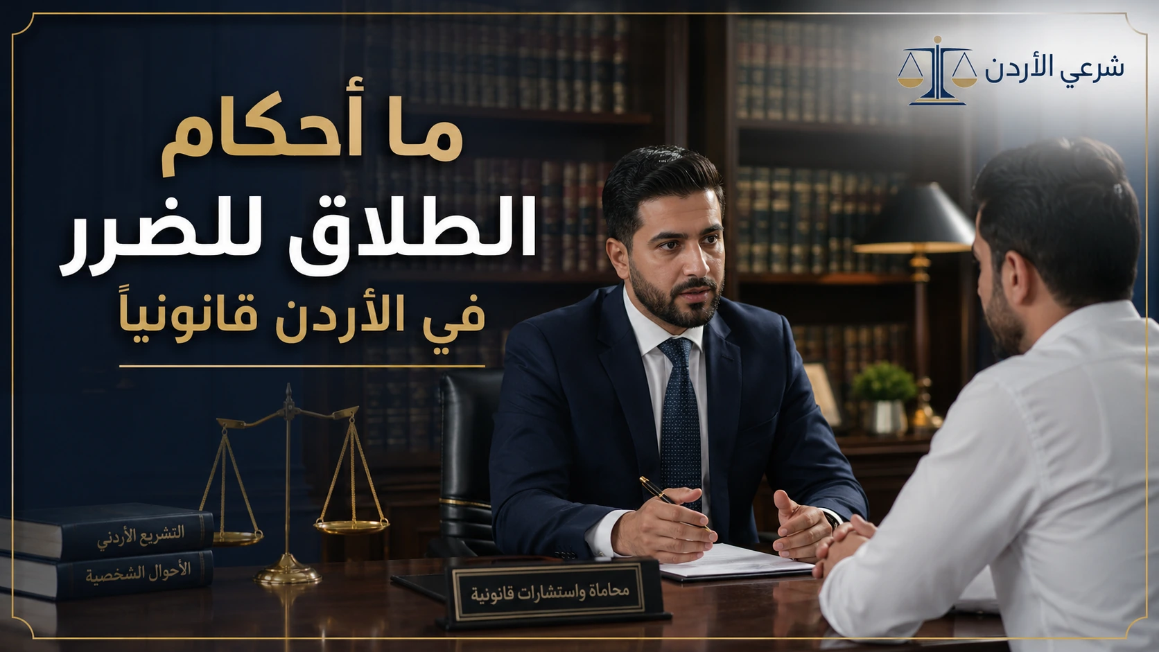 ما أحكام الطلاق للضرر في الأردن قانونياً