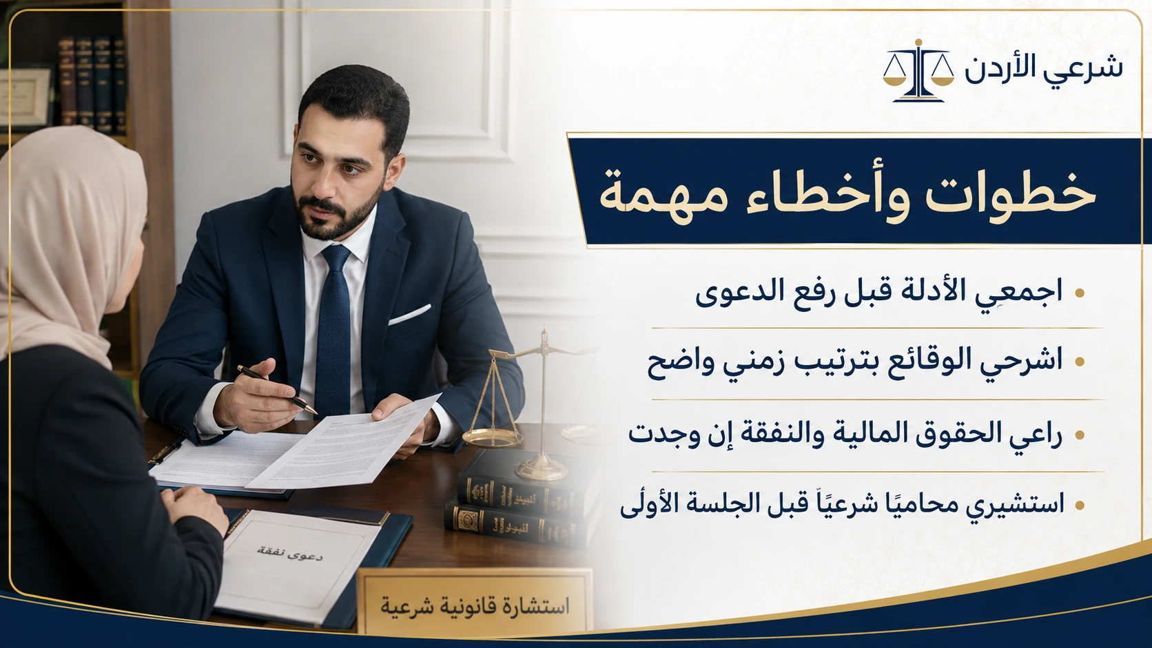 خطوات وأخطاء مهمة في دعوى الطلاق للضرر