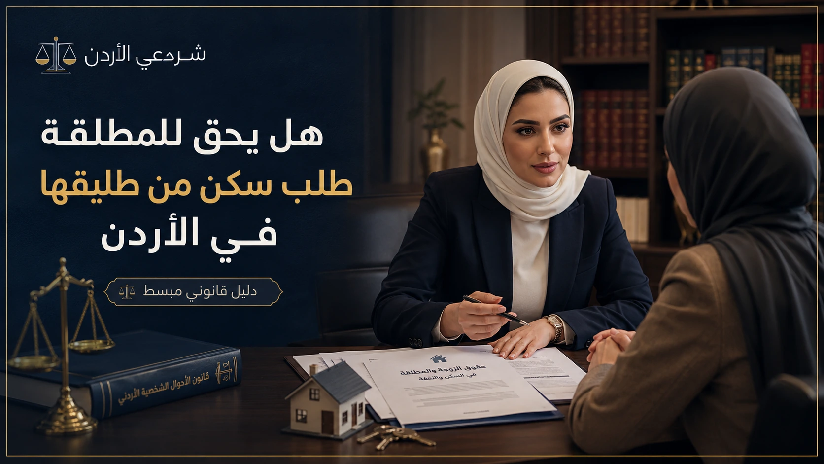 هل يحق للمطلقة طلب سكن من طليقها في الأردن