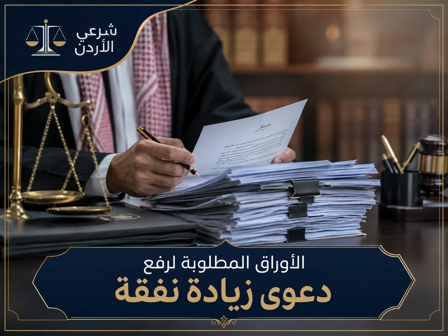 الأوراق المطلوبة لرفع دعوى زيادة نفقة