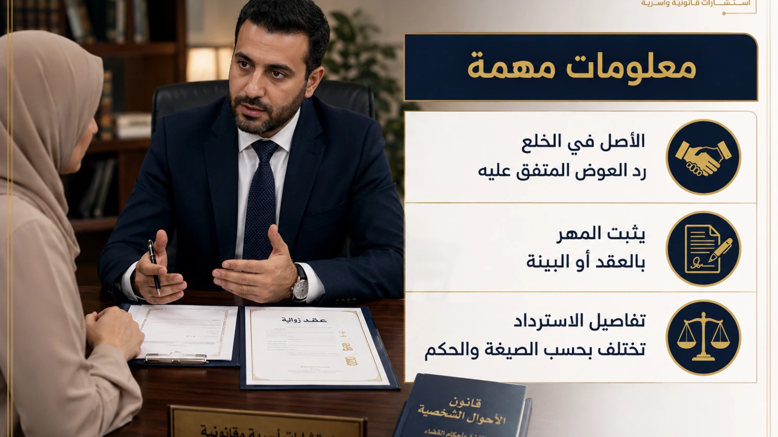 معلومات مهمة عن رد المهر في الخلع