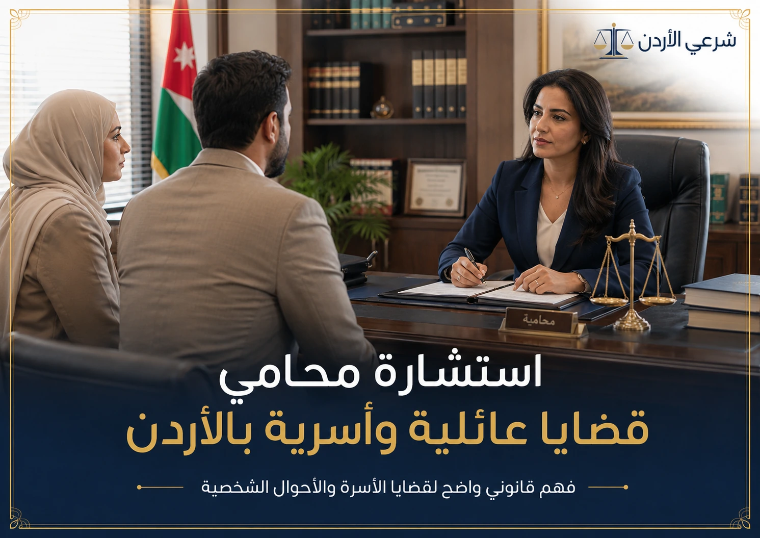 استشارة محامي قضايا عائلية وأسرية بالأردن