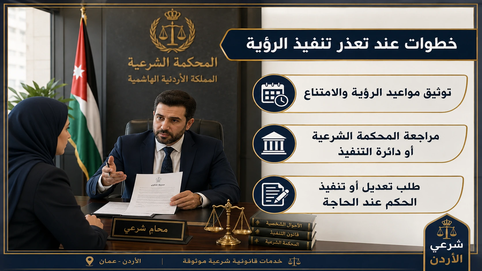 خطوات عند تعذر تنفيذ الرؤية