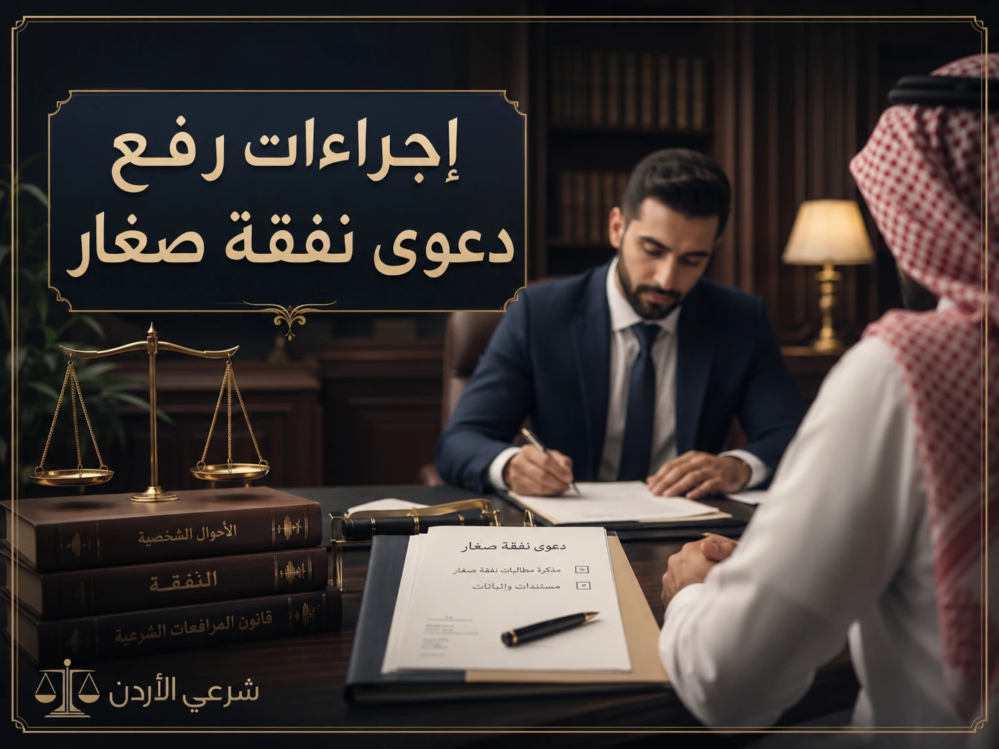 اجراءات رفع دعوى نفقة صغار في الأردن