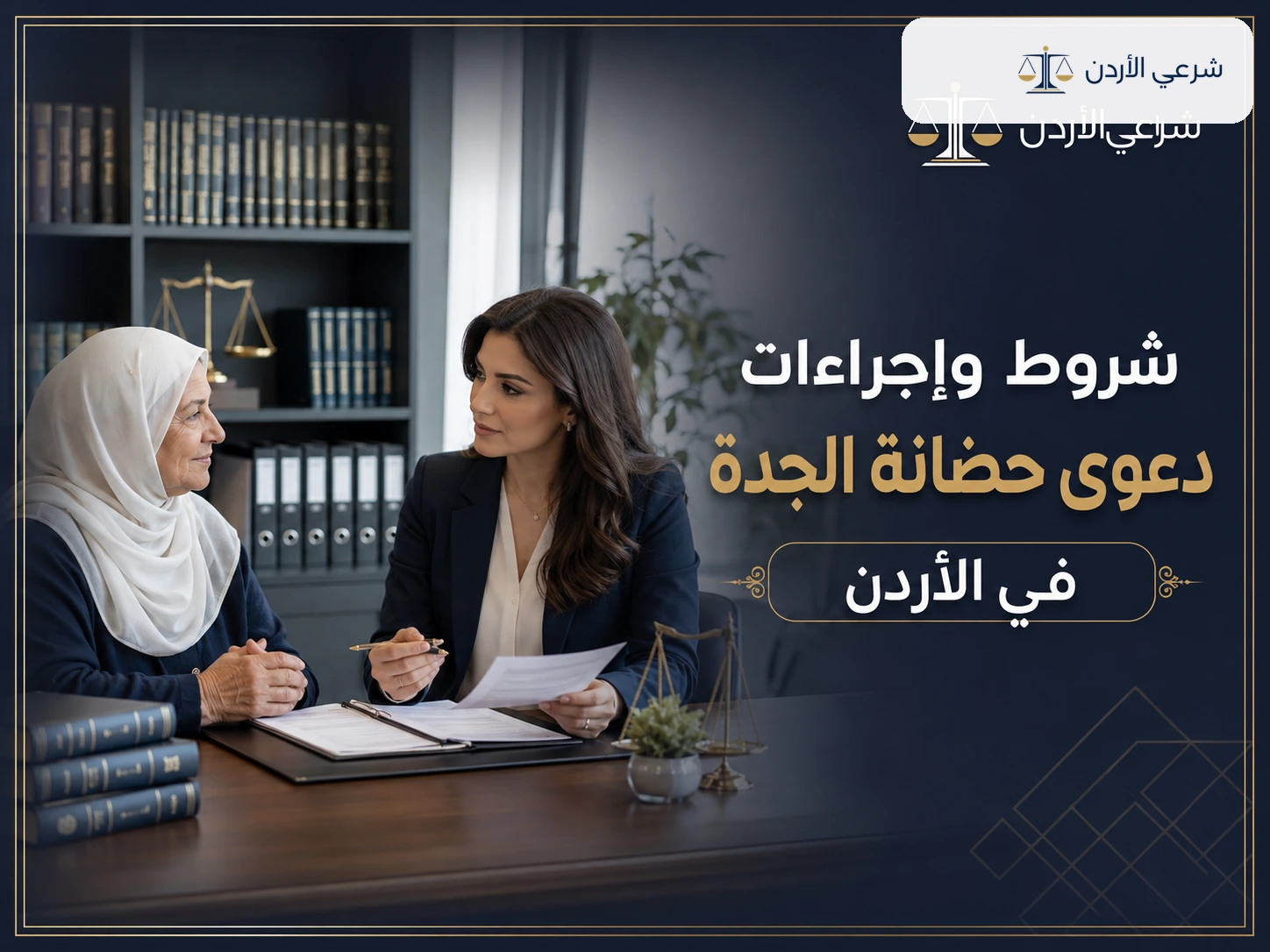 شروط وإجراءات دعوى حضانة الجدة في الأردن