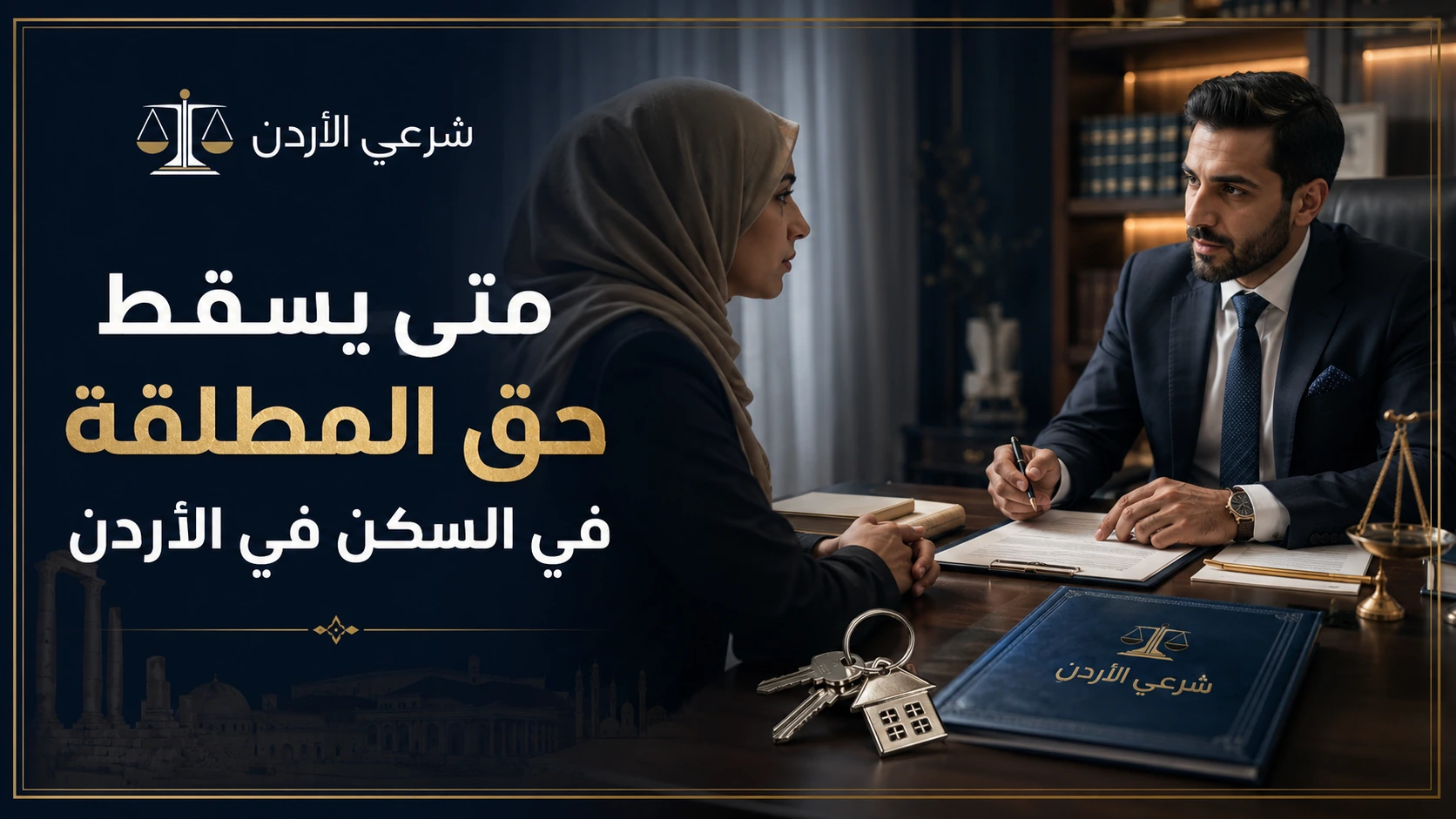 متى يسقط حق المطلقة في السكن في الأردن