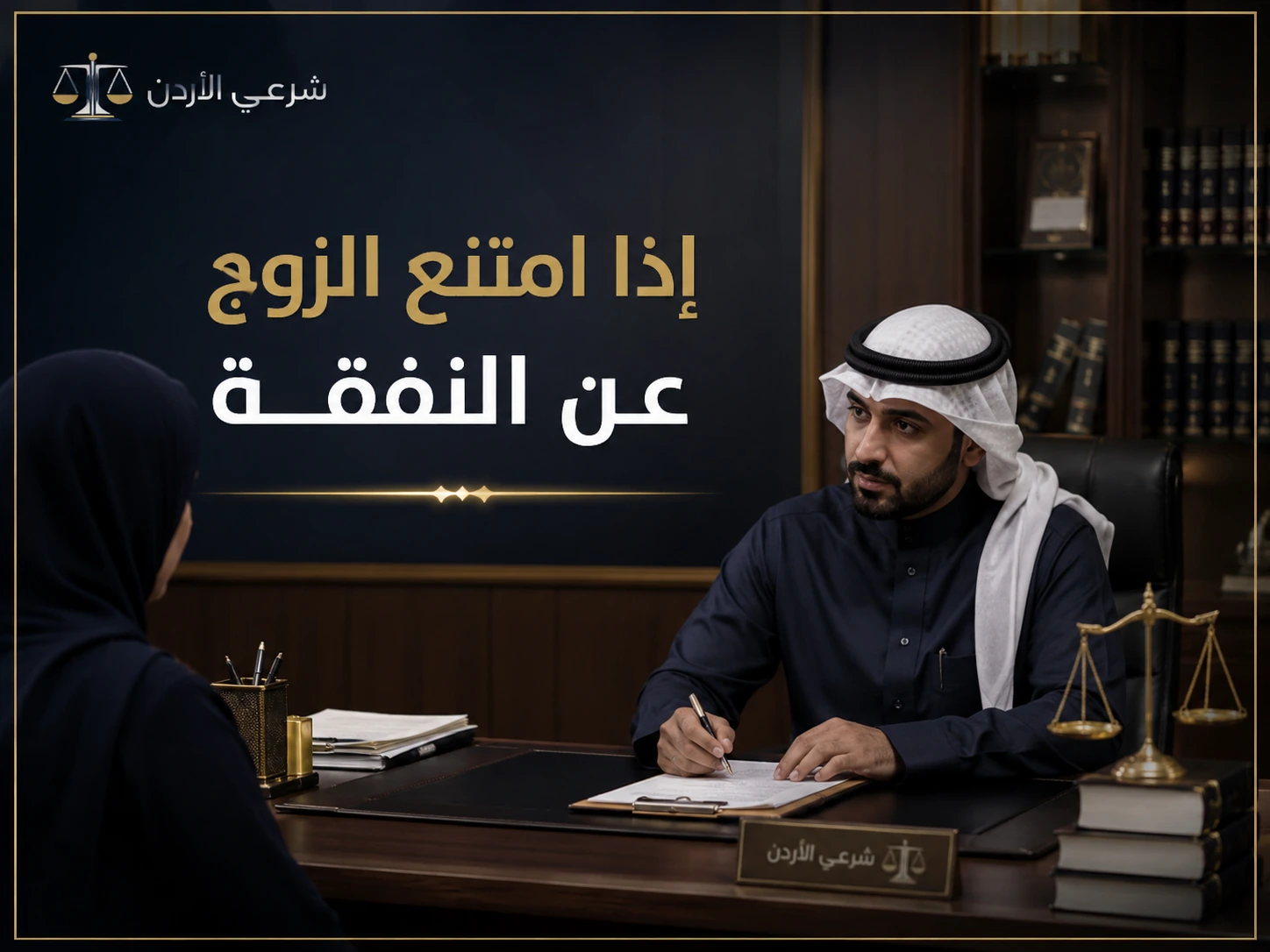 اذا امتنع الزوج عن النفقة في الأردن