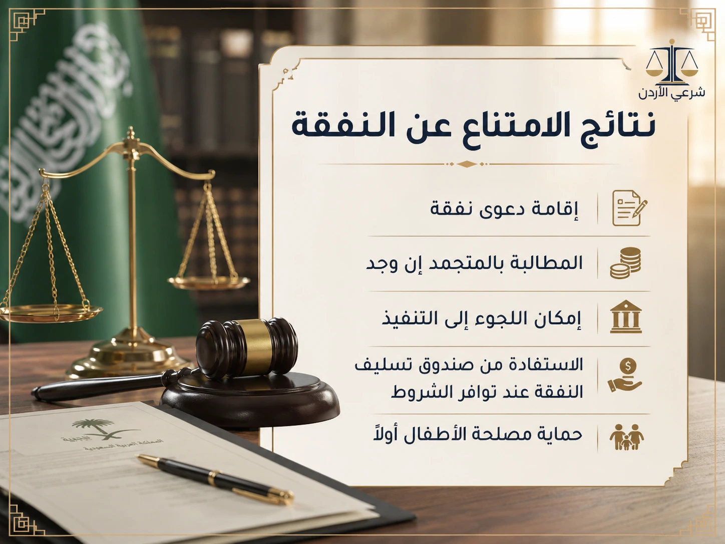 نتائج الامتناع عن النفقة