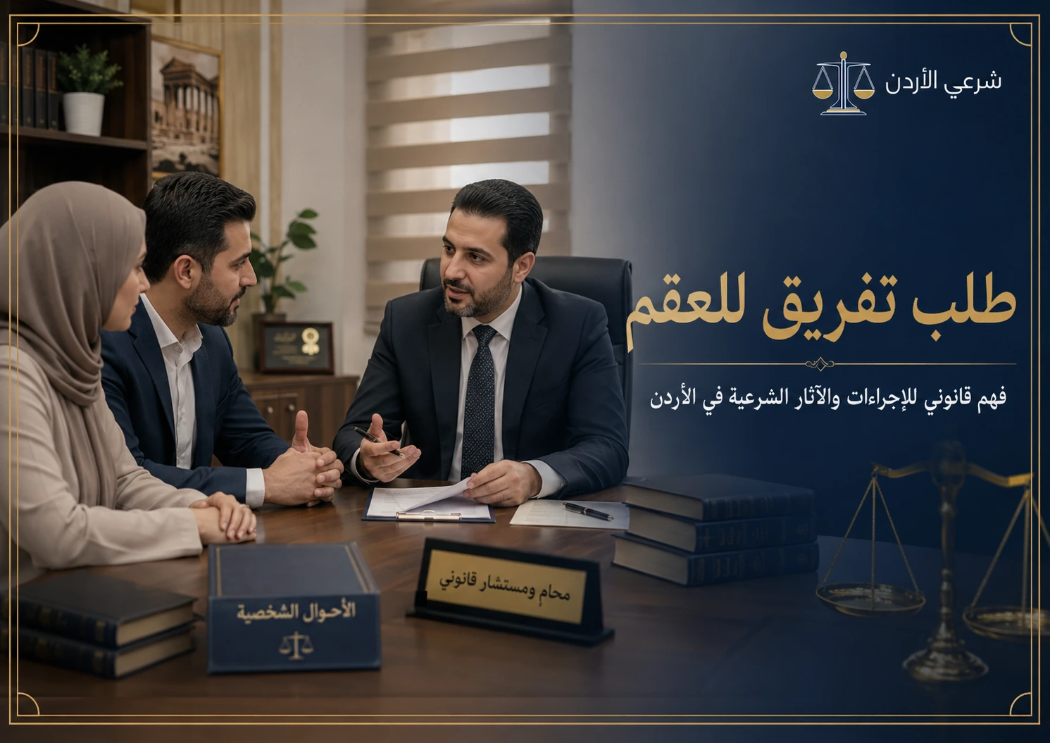 طلب تفريق للعقم في الأردن