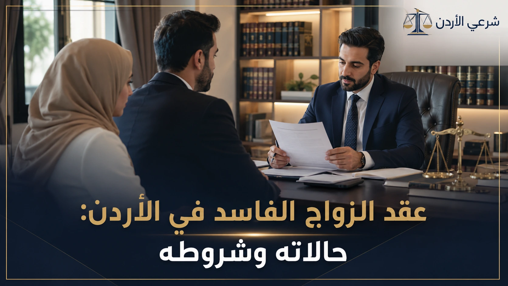 عقد الزواج الفاسد في الأردن حالاته وشروطه