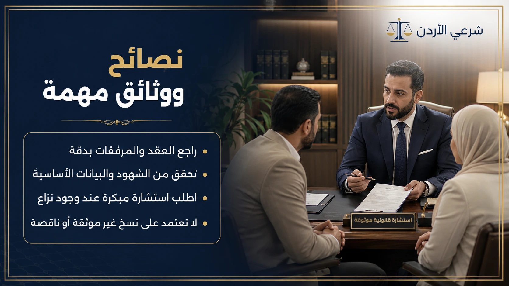 نصائح ووثائق مهمة لفحص عقد الزواج