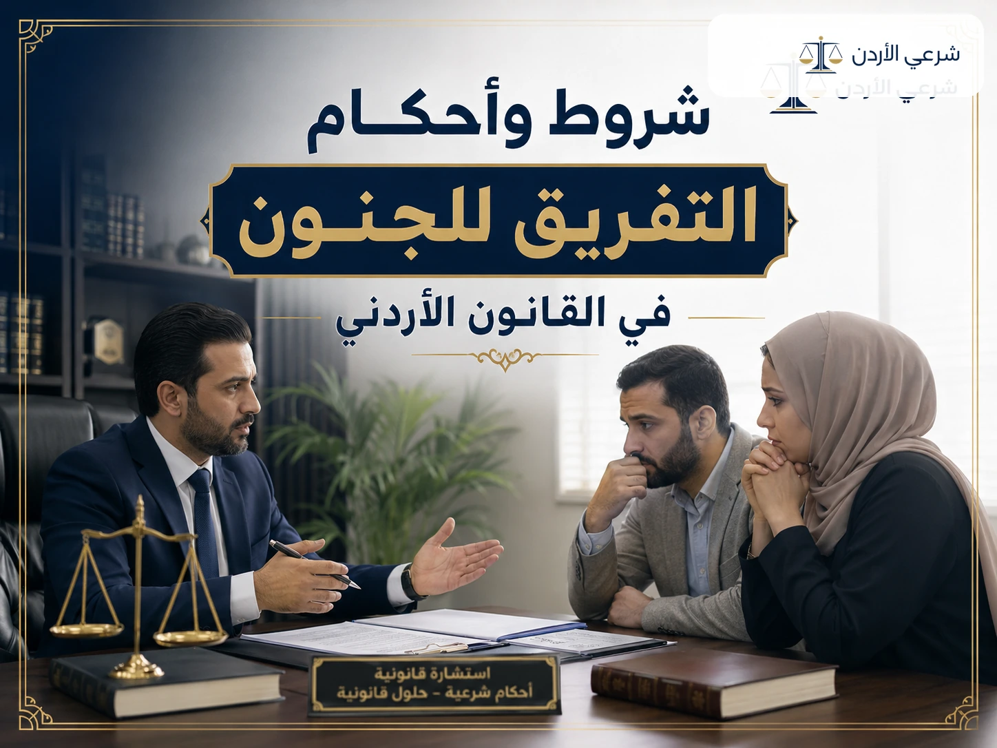 شروط واحكام التفريق للجنون في القانون الأردني