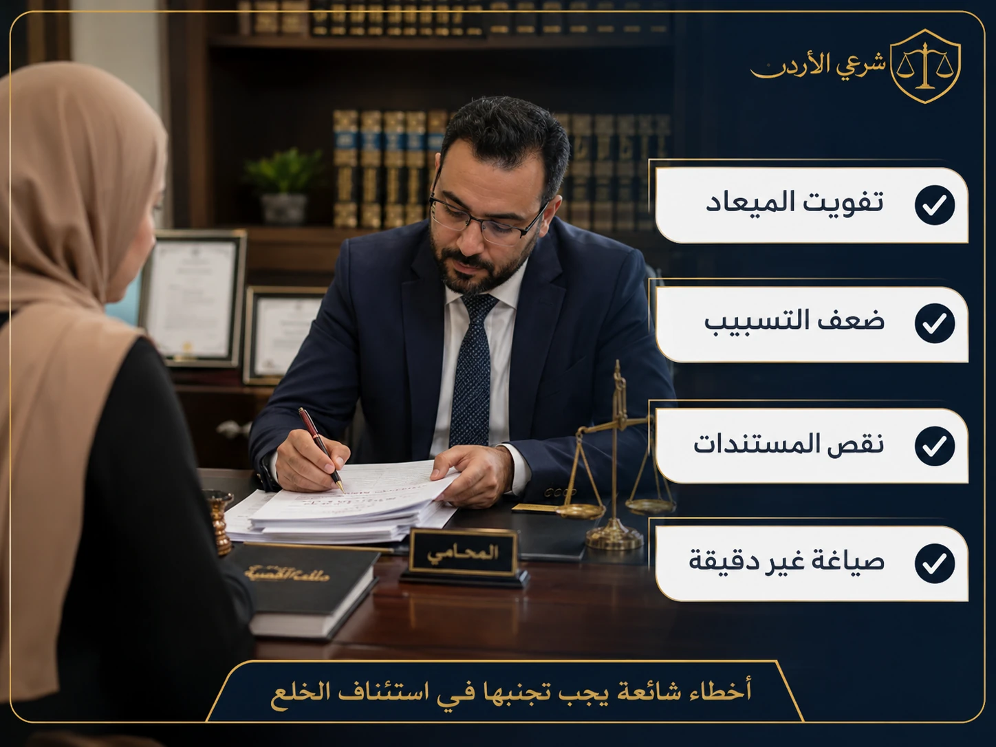 أخطاء يجب تجنبها في استئناف الخلع