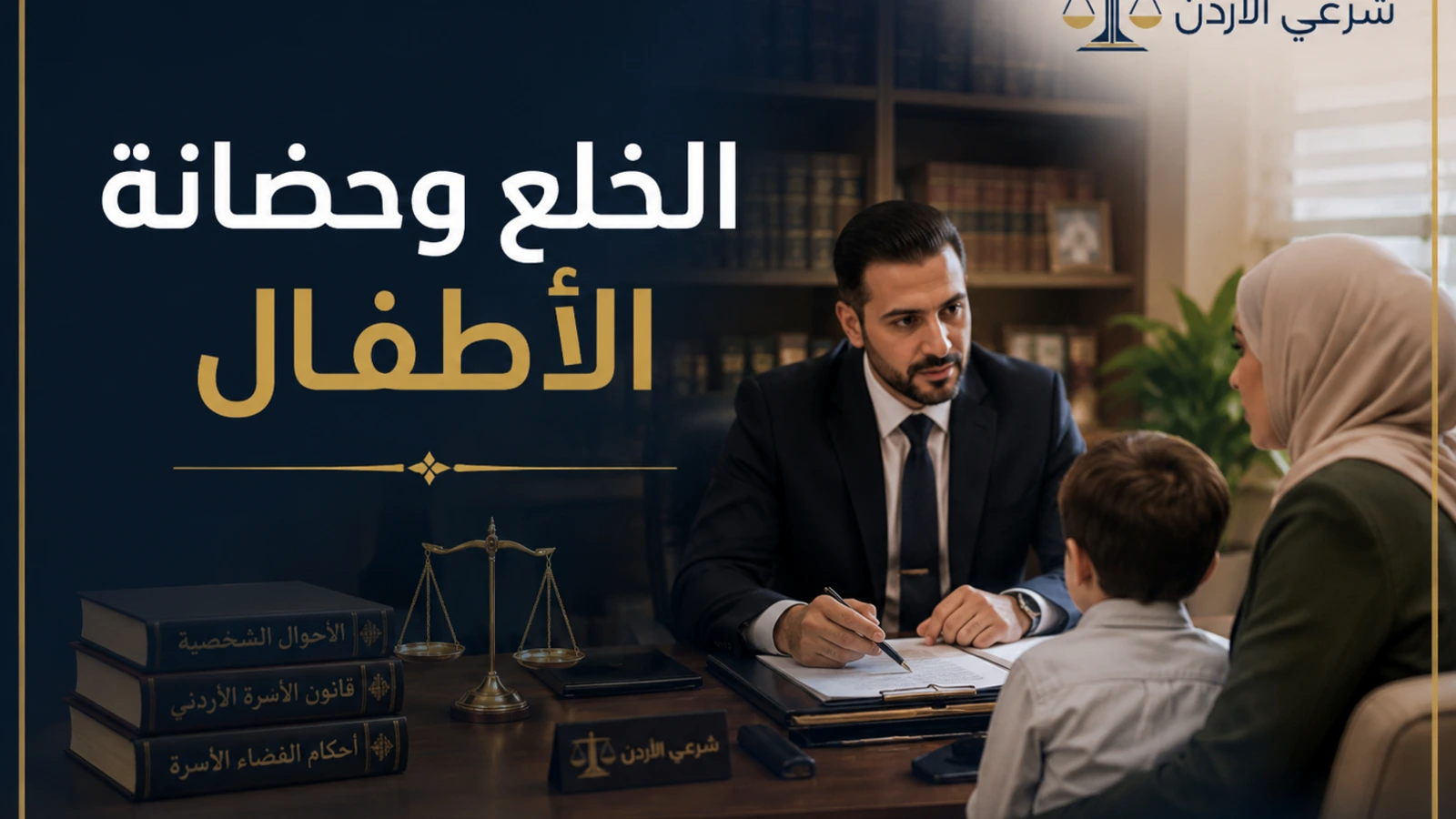 الخلع وحضانة الأطفال في الأردن