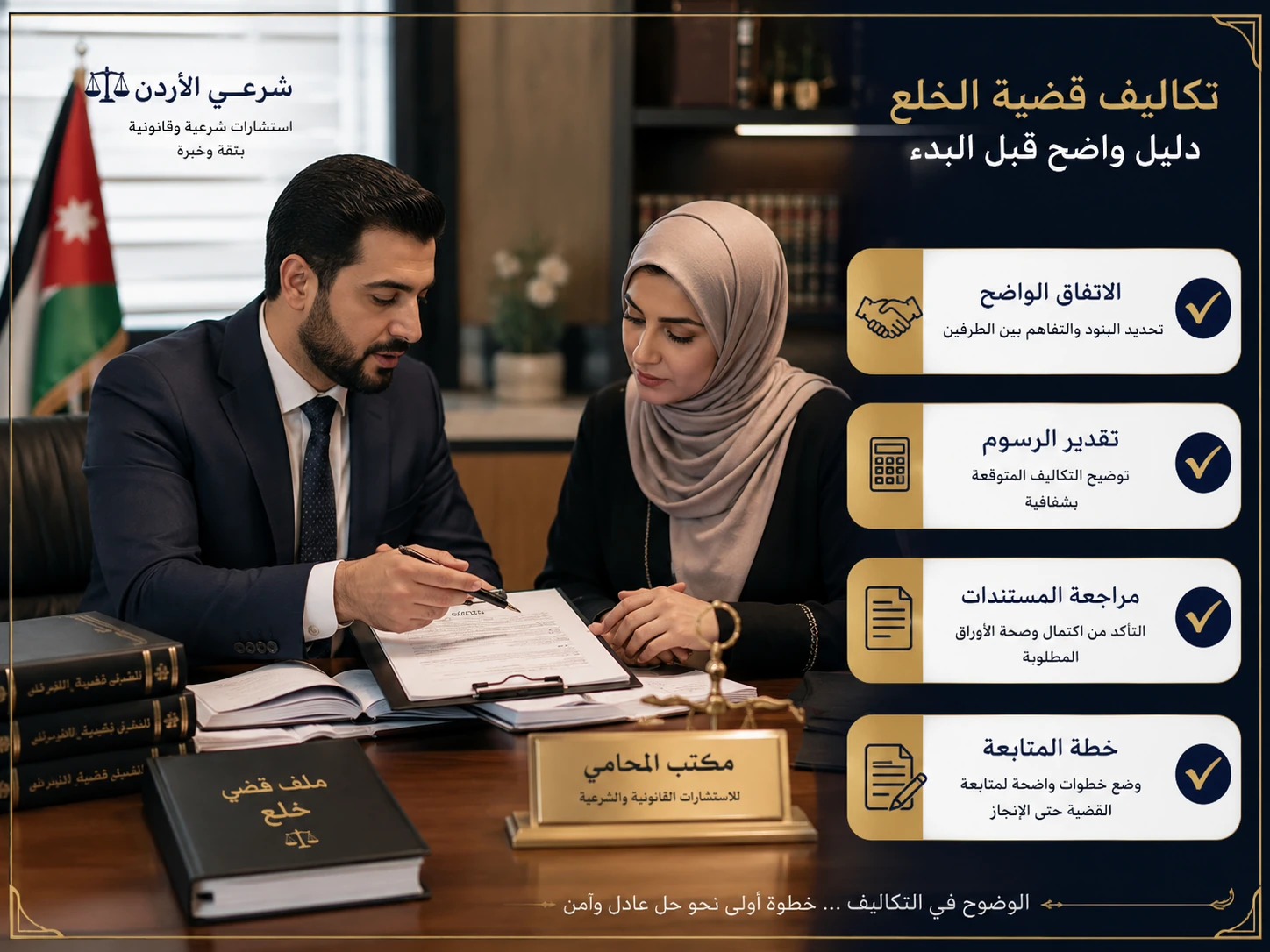 قائمة تجهيز طلب أتعاب الخلع