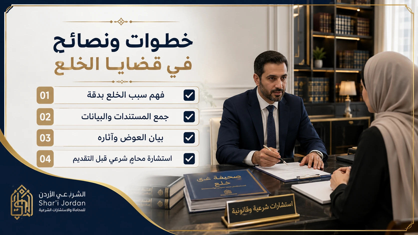 خطوات ونصائح حول اسباب الخلع الشرعية