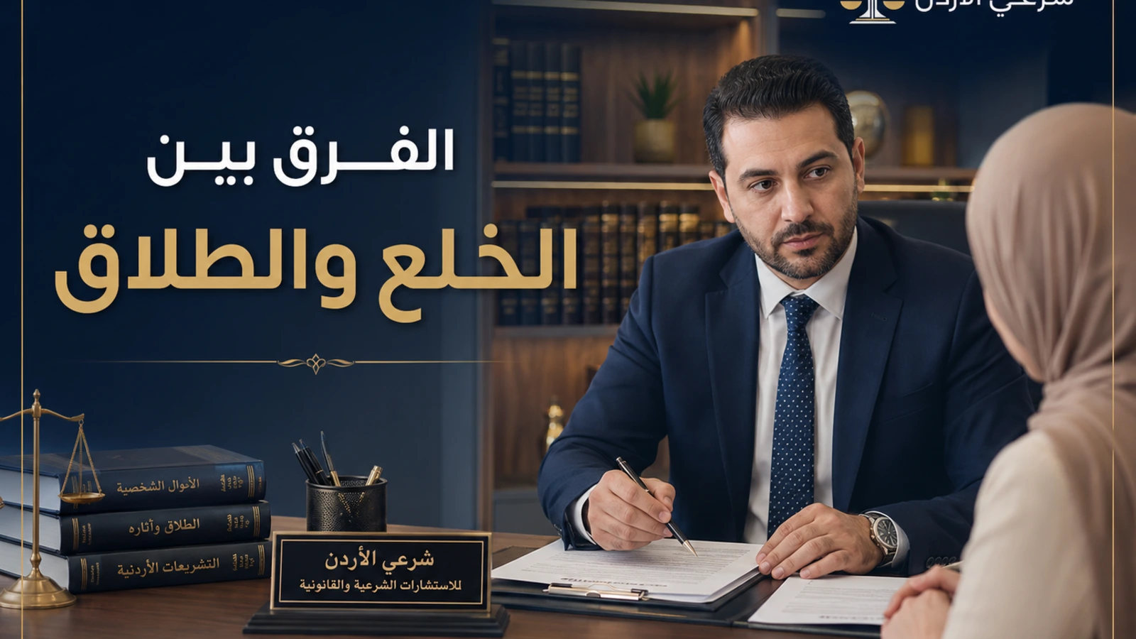 الفرق بين الخلع والطلاق في الأردن