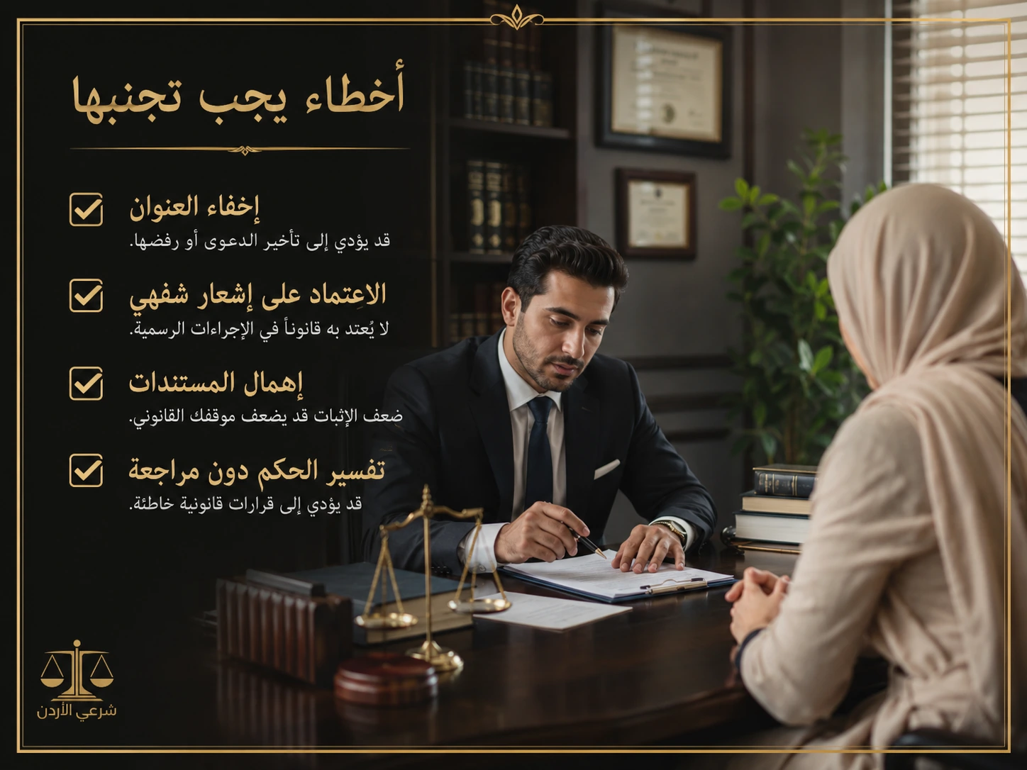 أخطاء يجب تجنبها في دعوى الخلع عند غياب الزوج