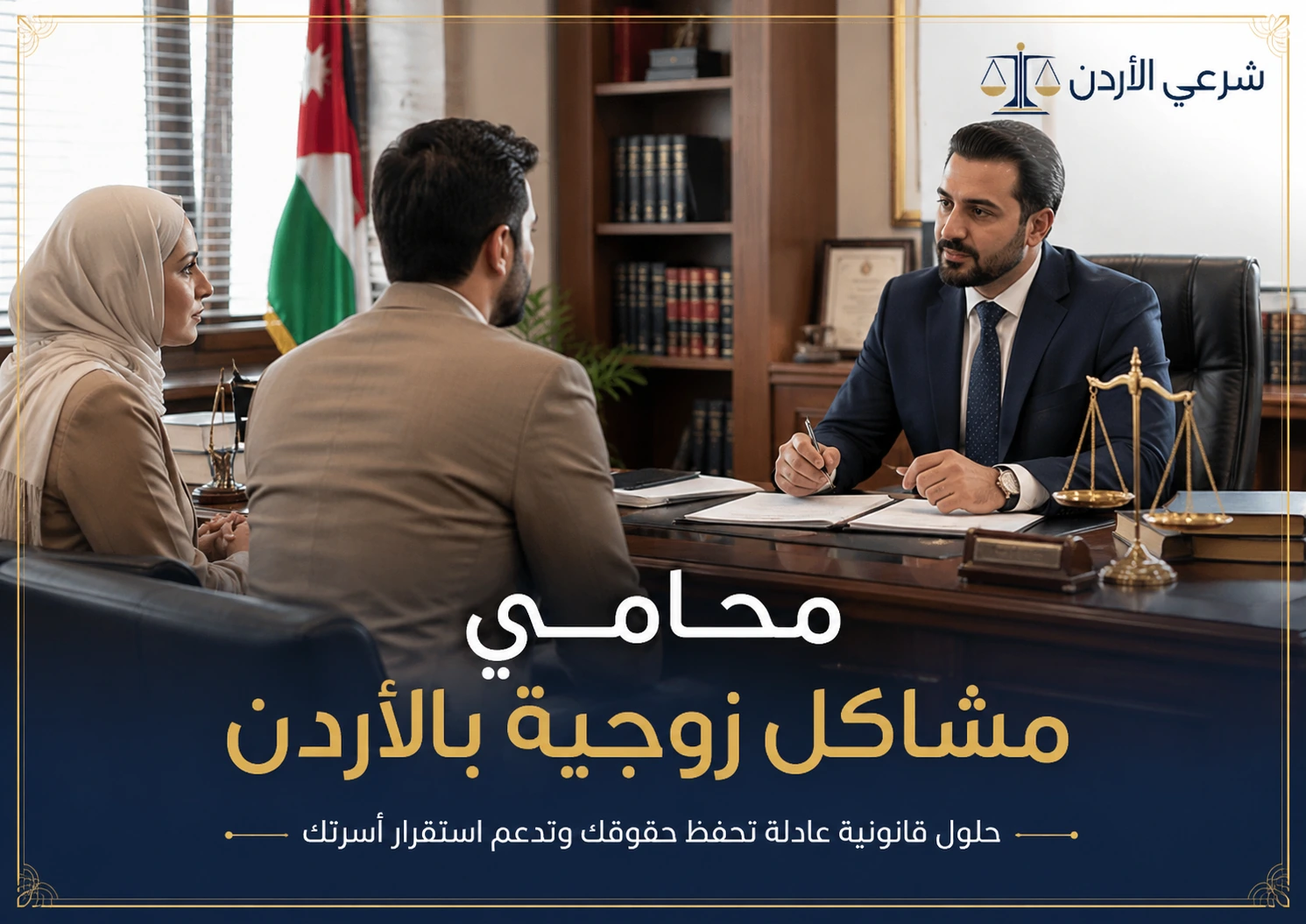 محامي مشاكل زوجية بالأردن
