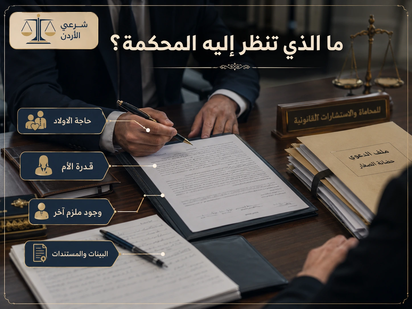 ما الذي تنظر إليه المحكمة في نفقة الأم على أولادها