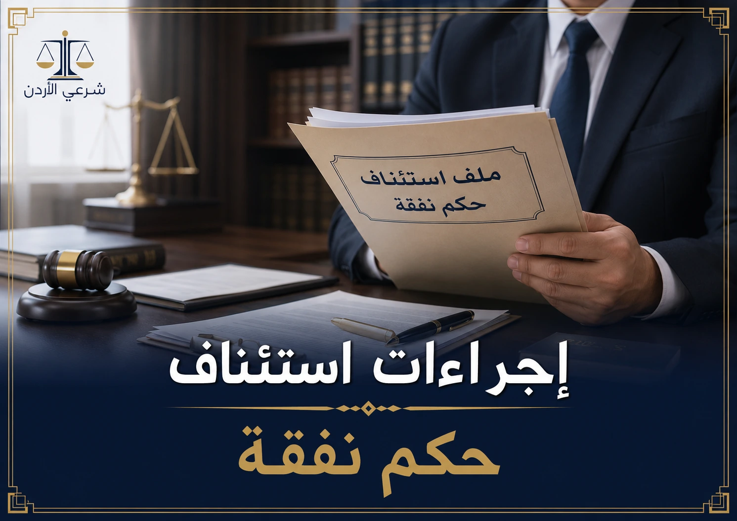 إجراءات استئناف حكم نفقة في الأردن