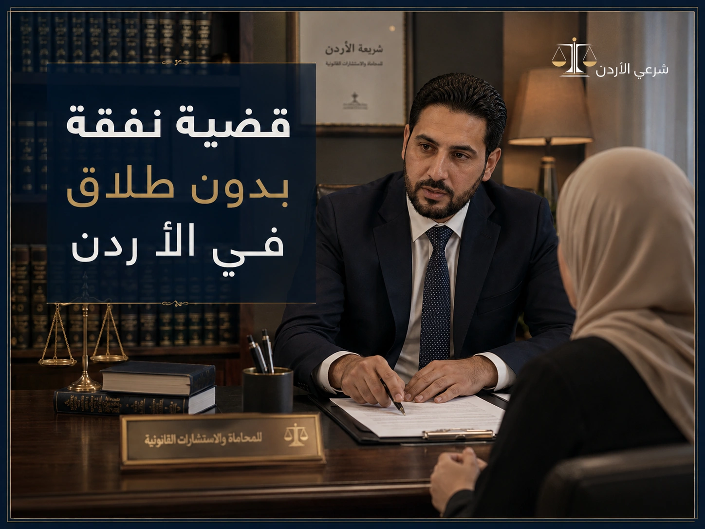 خطوات قضية نفقة بدون طلاق في الأردن