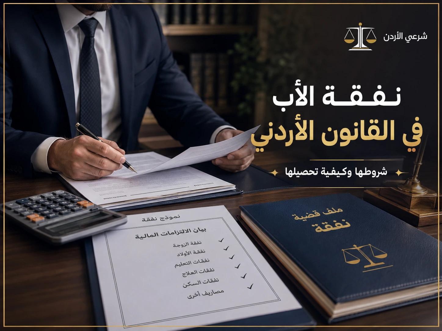 نفقة الابن على والدته في القانون الأردني