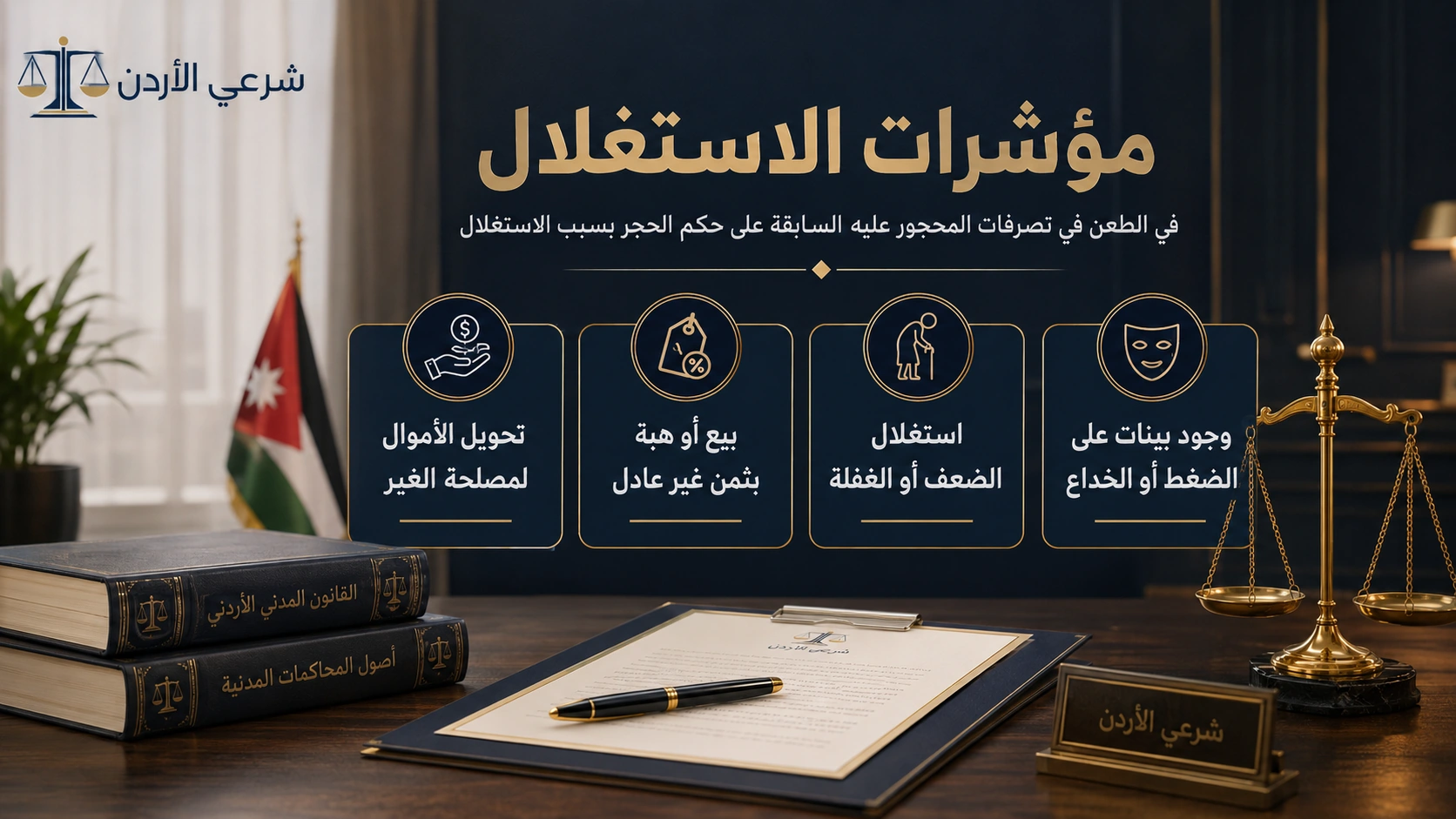 صورة معلوماتية عن الطعن في تصرفات المحجور عليه السابقة على حكم الحجر بسبب الاستغلال