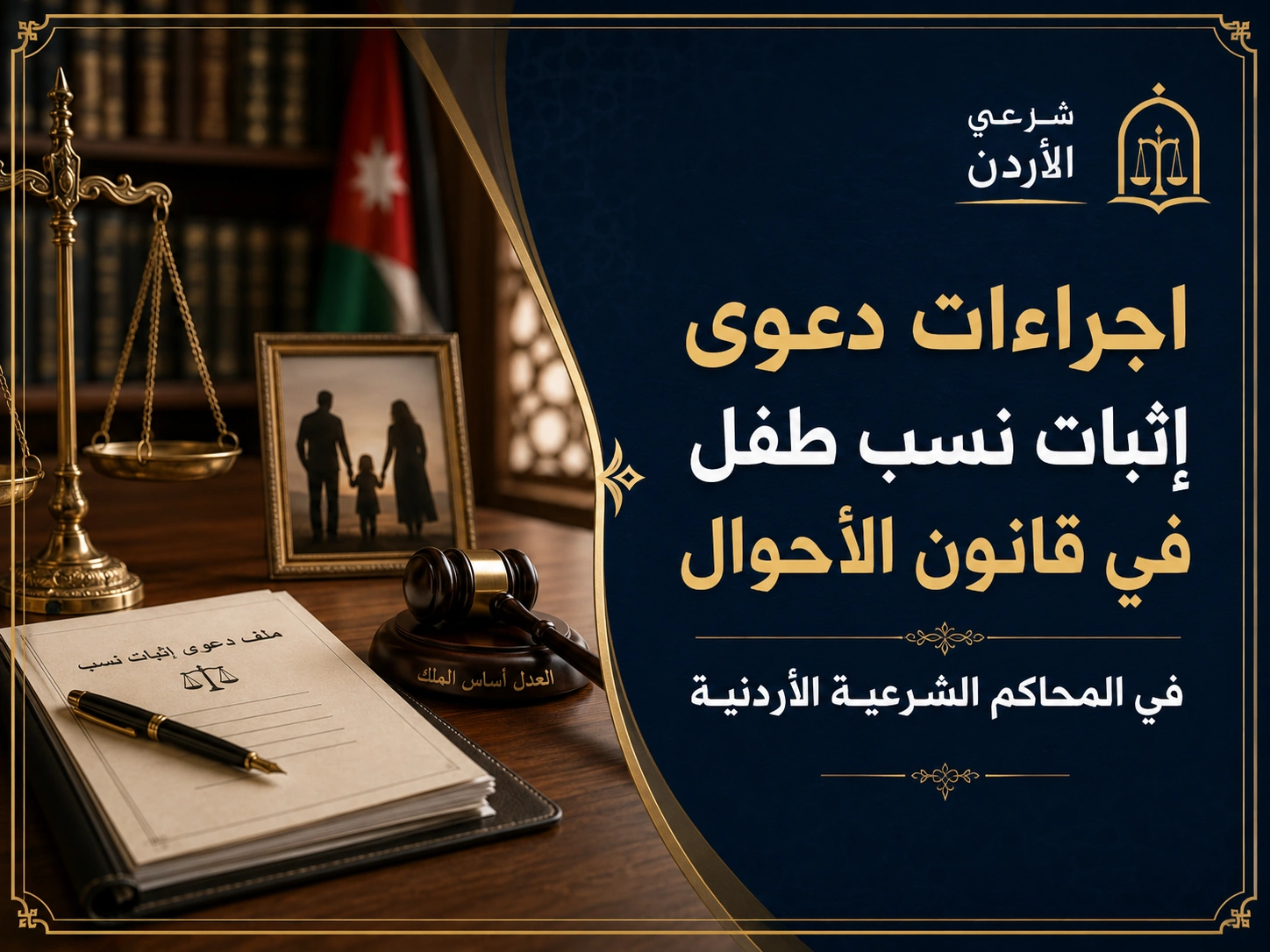 اجراءات دعوى اثبات نسب طفل في قانون الأحوال
