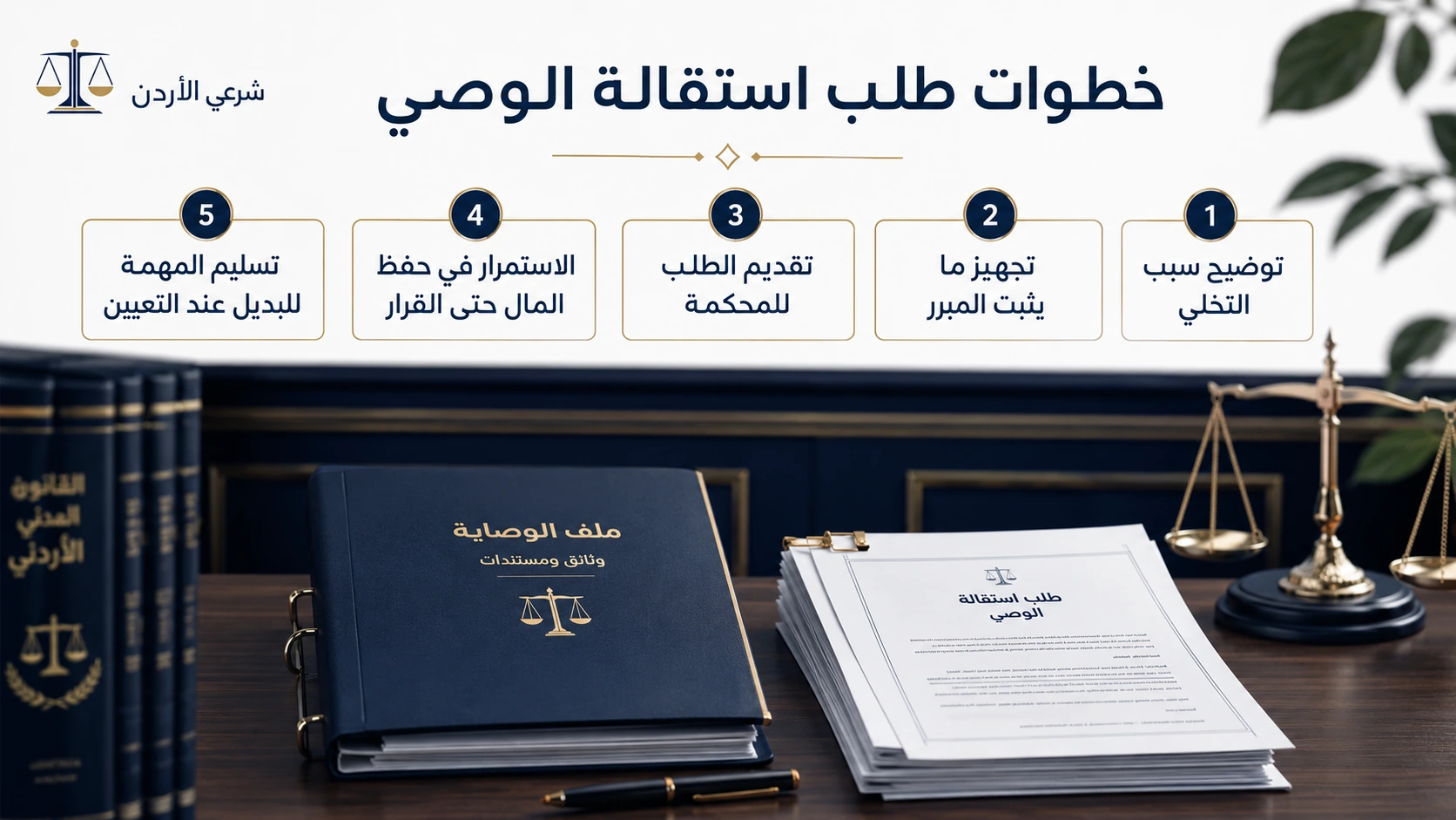 خطوات طلب استقالة الوصي