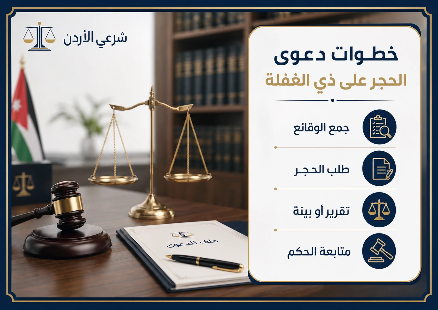 خطوات دعوى الحجر على ذي الغفلة