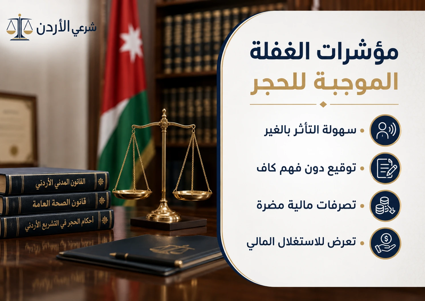 مؤشرات الغفلة الموجبة للحجر