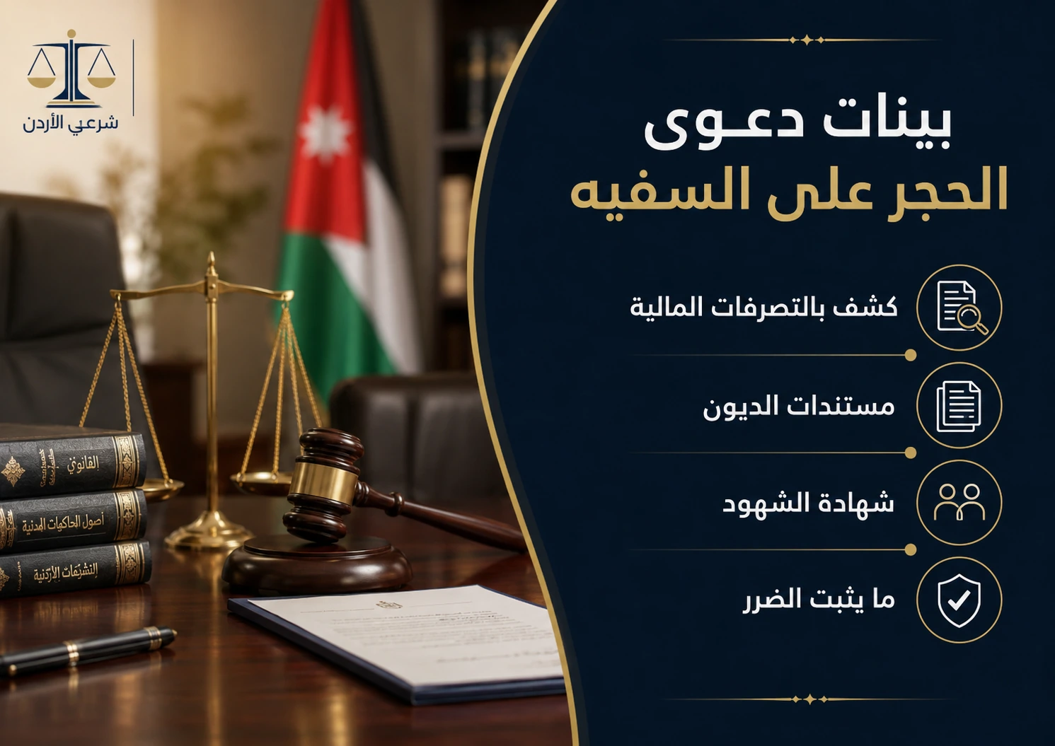بينات دعوى الحجر على السفيه