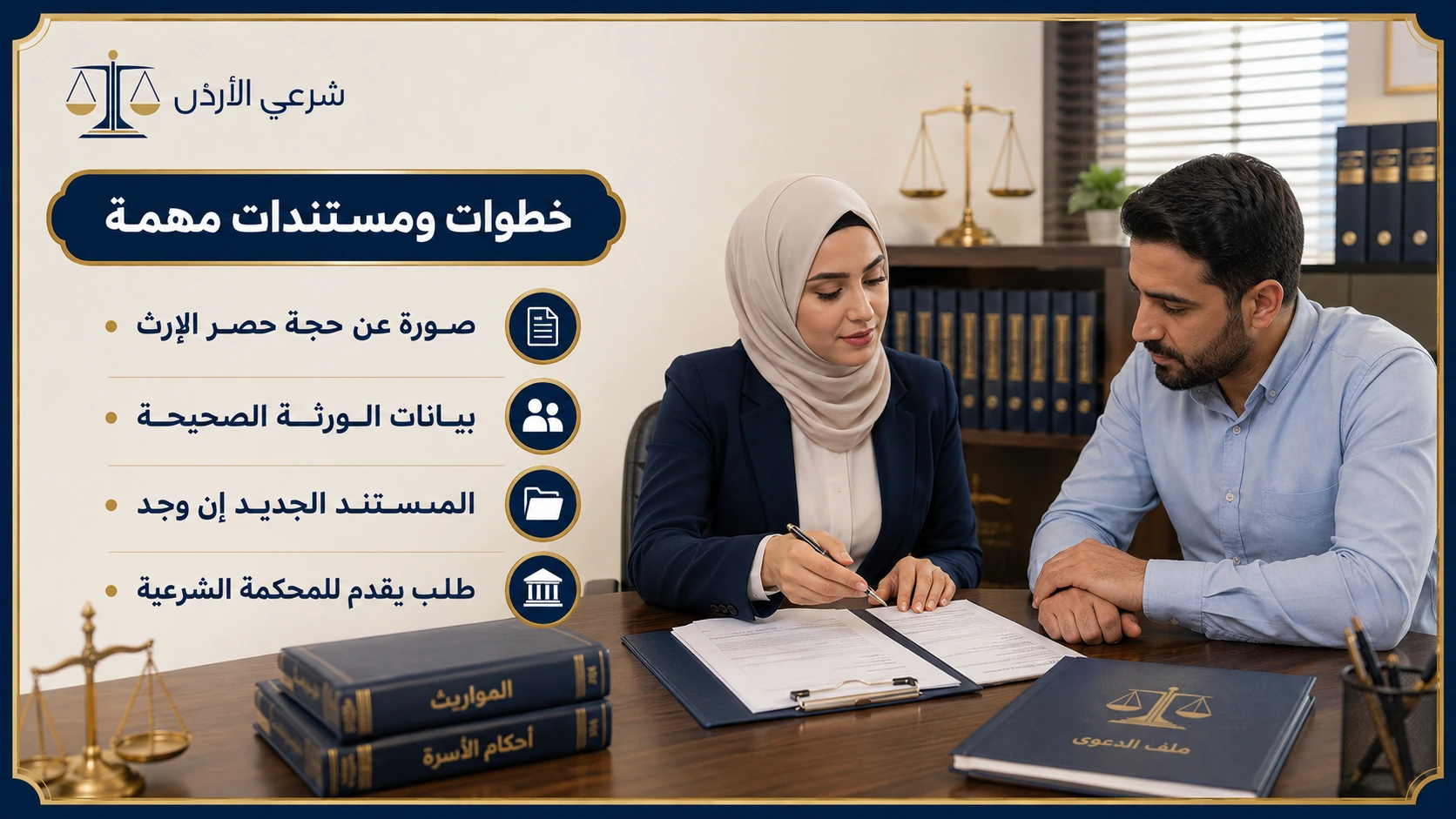 مستندات تصحيح حجة حصر الإرث
