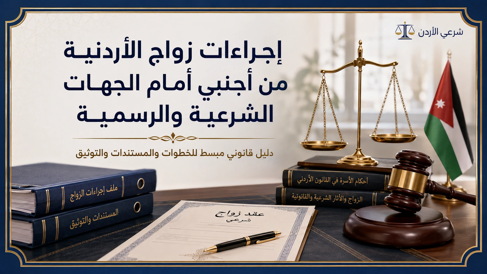 إجراءات زواج الأردنية من أجنبي أمام الجهات الشرعية والرسمية