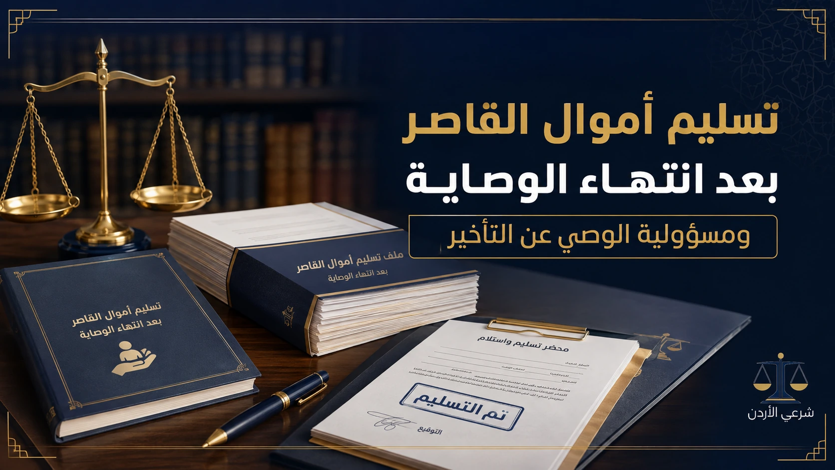 تسليم أموال القاصر بعد انتهاء الوصاية ومسؤولية الوصي عن التأخير