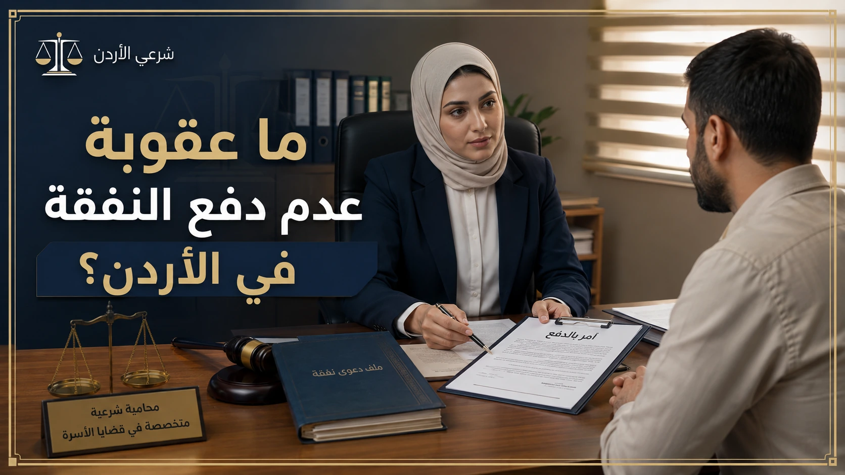 ما عقوبة عدم دفع النفقة في الأردن