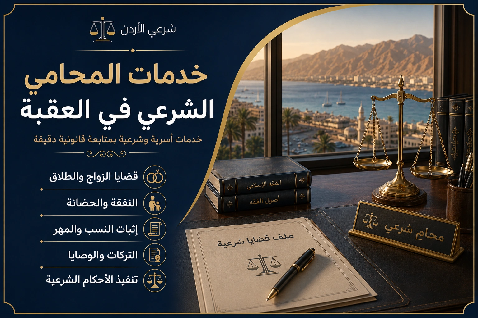 خدمات المحامي الشرعي في العقبة