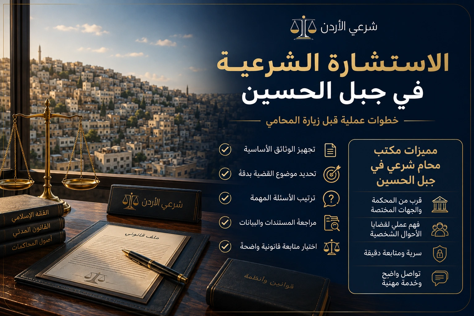 الاستعداد للاستشارة الشرعية في جبل الحسين