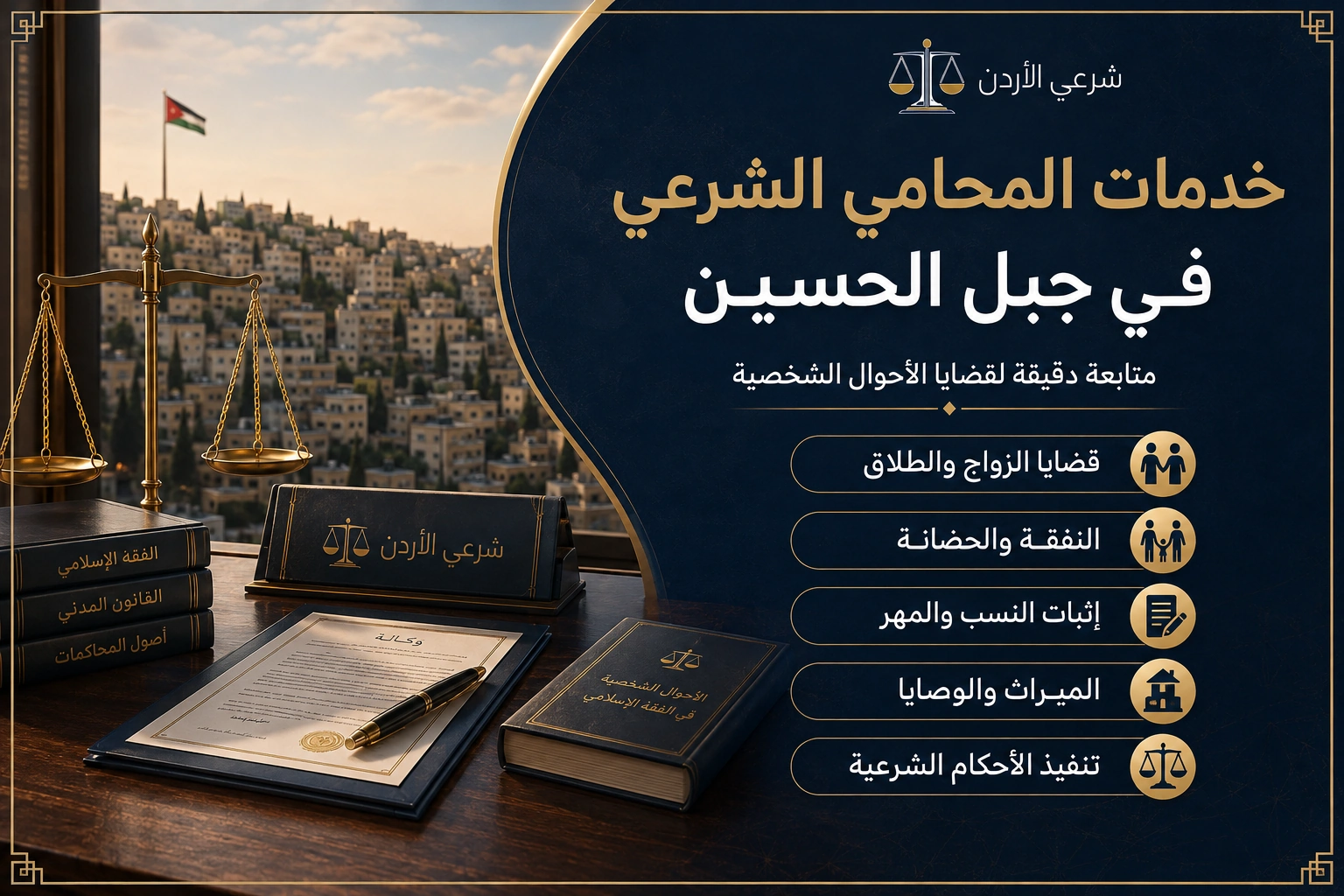 خدمات المحامي الشرعي في جبل الحسين