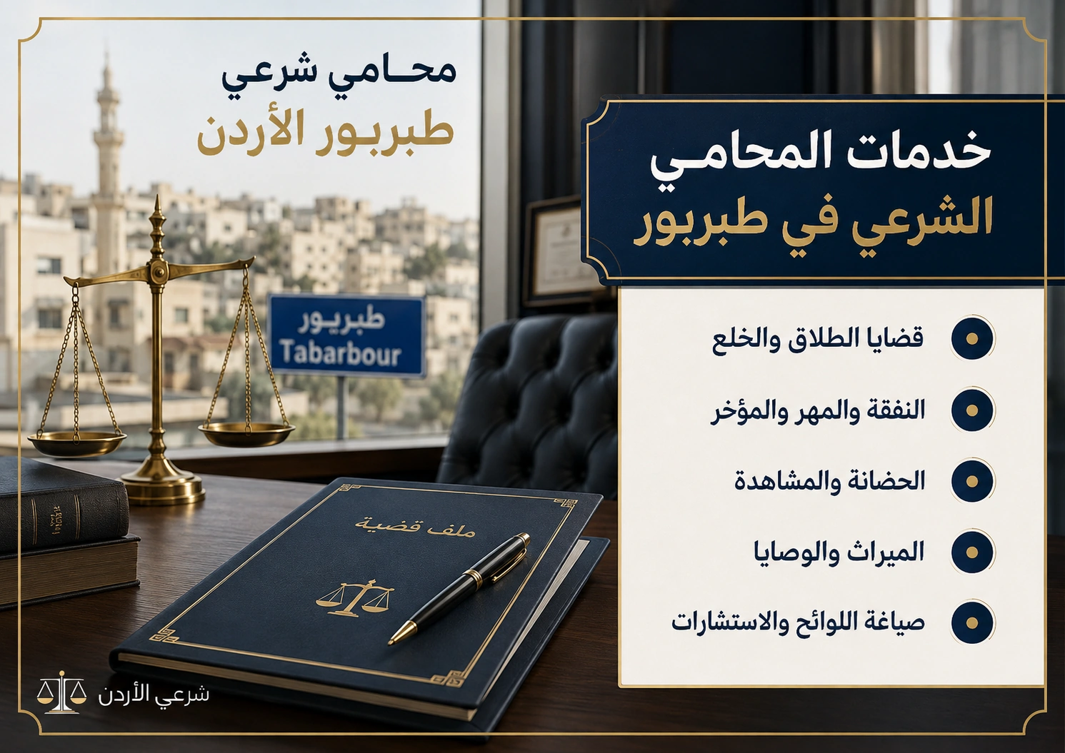 خدمات المحامي الشرعي في طبربور