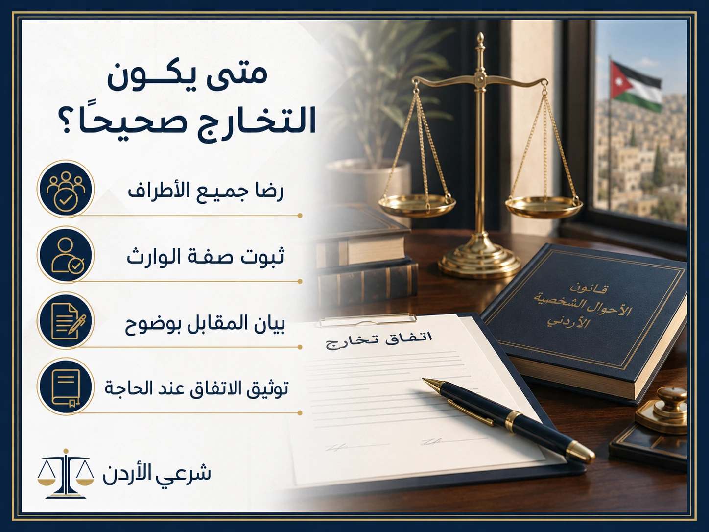 متى يكون التخارج صحيحًا