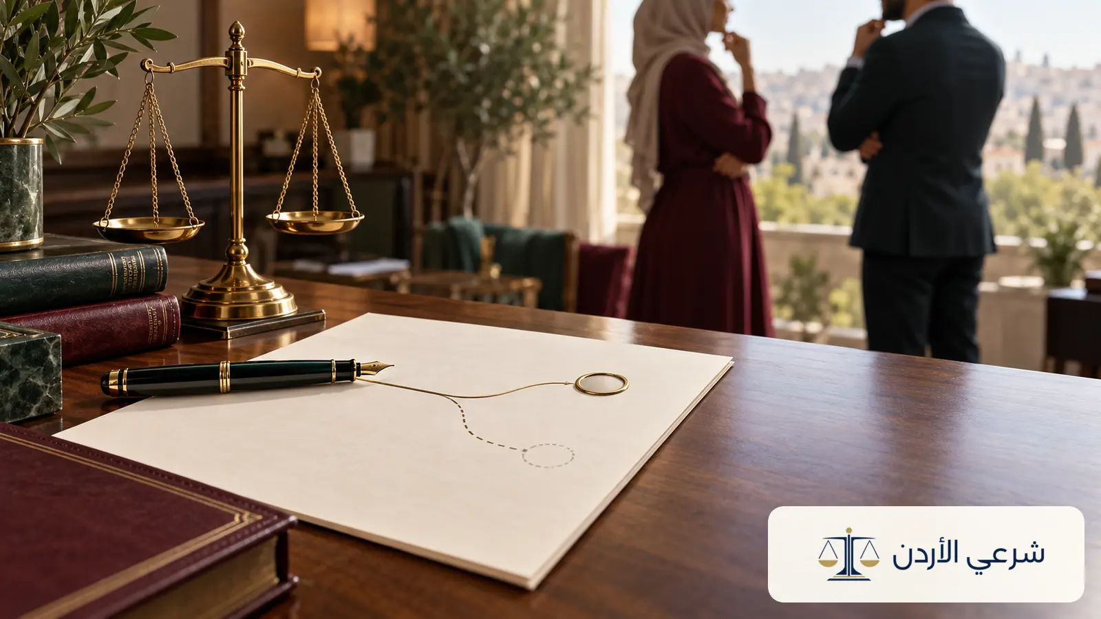 الطلاق المعلق على شرط في الأردن وتقييم العبارة والنية وتحقق الشرط