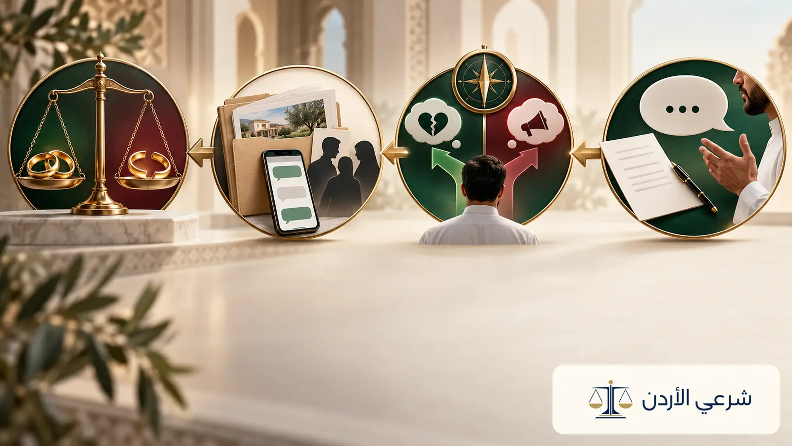 مراحل فحص الطلاق المعلق من العبارة والنية إلى تحقق الشرط والنتيجة القانونية