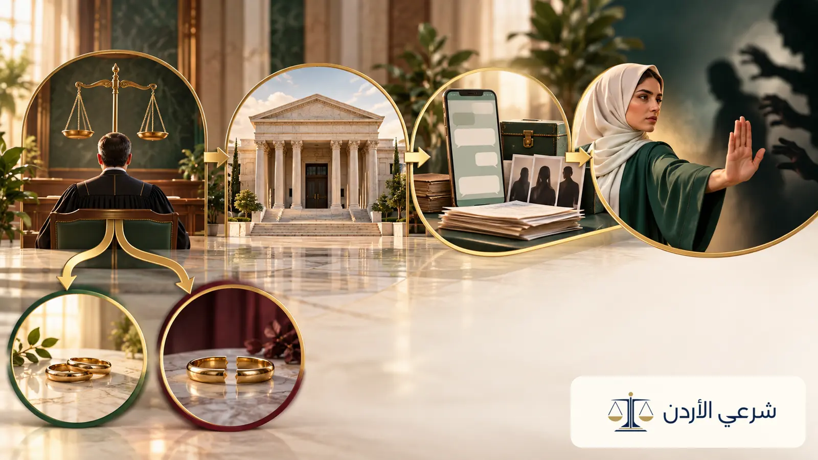 مسار إثبات الإكراه وطلب فسخ الزواج أمام المحكمة الشرعية الأردنية